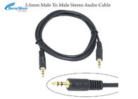 Custom 3.5 Mm Audio Wire Car Aux Cord For Stereo Headphone Headset 7/0.16 Bare Copper